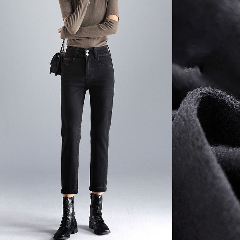 Plush Jeans For Women In Winter - Country Nurse