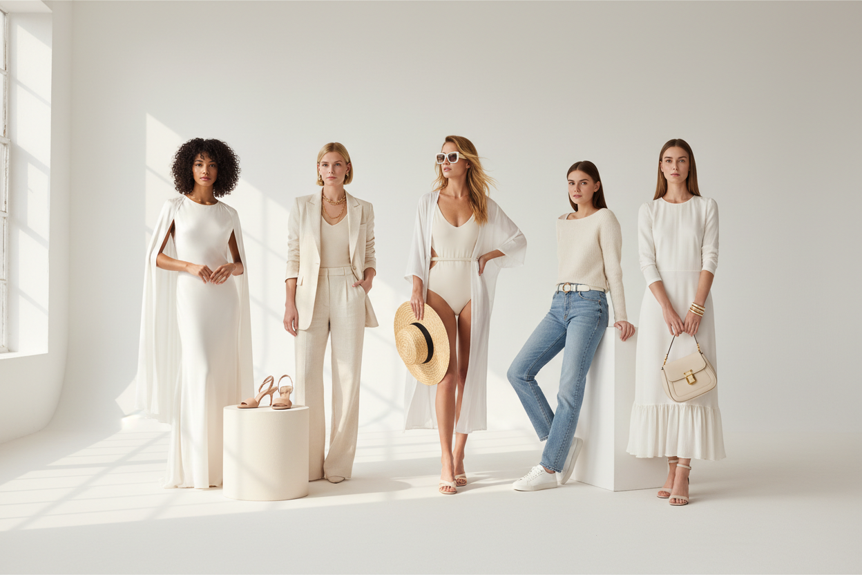 Remove all words and let women wear the products 