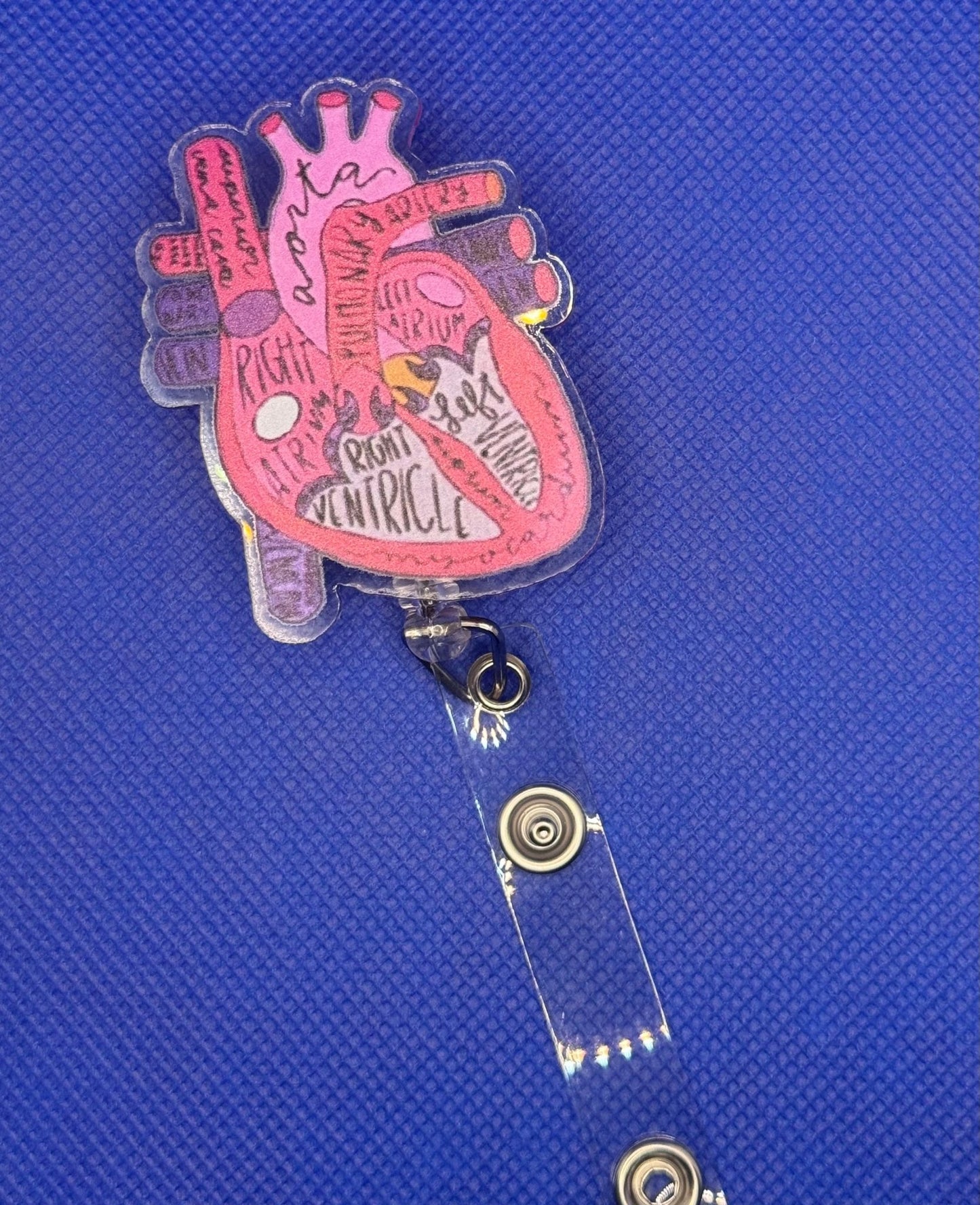 Retractabel ID Badge Holder - Country Nurse