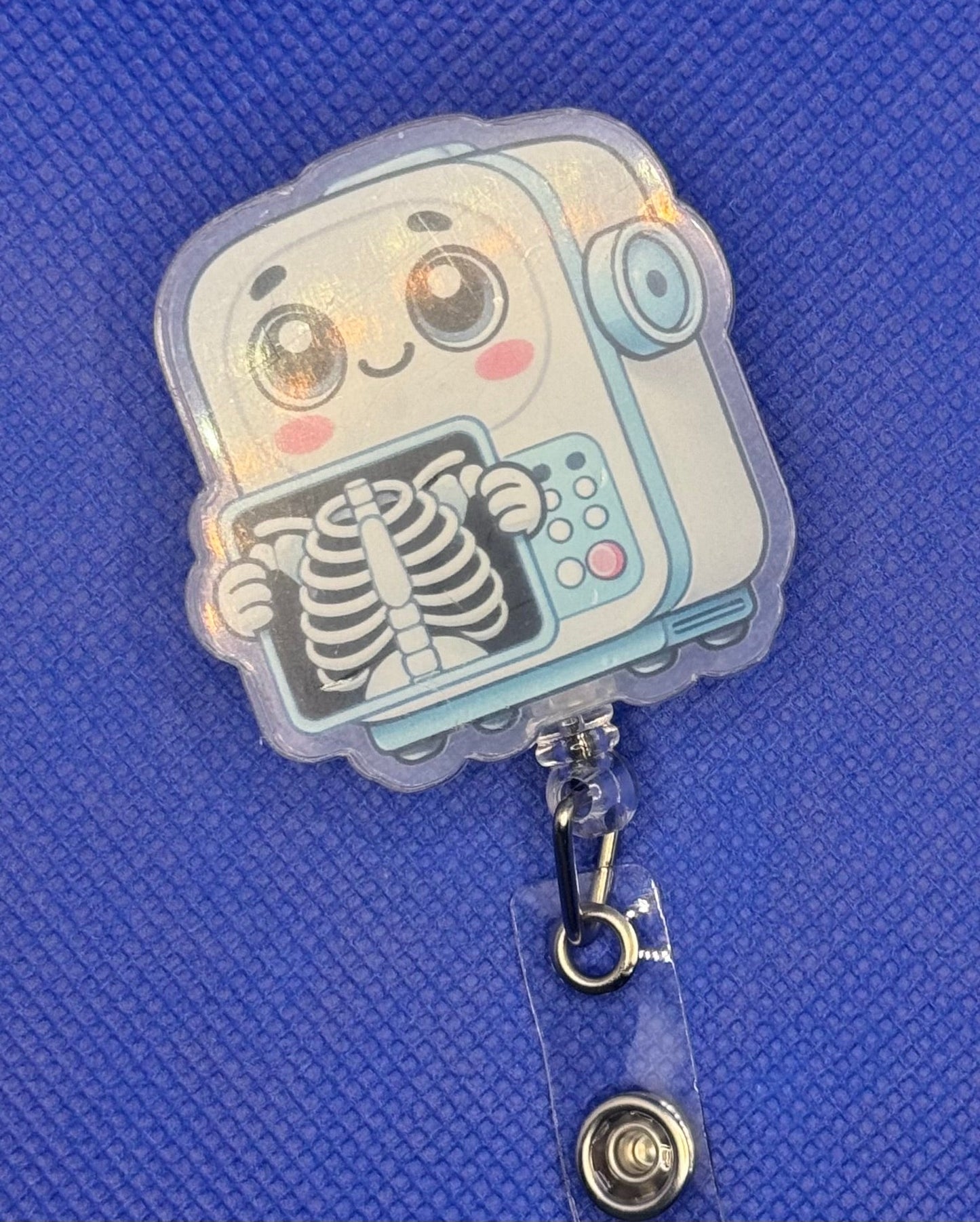 Retractable ID Badge Holder - Country Nurse