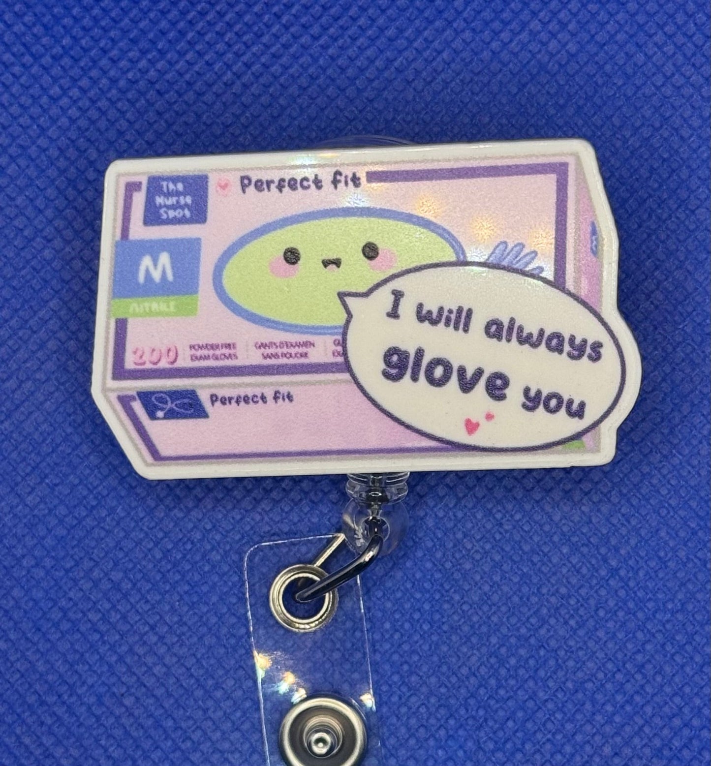 Retractable ID Badge Holder - Country Nurse
