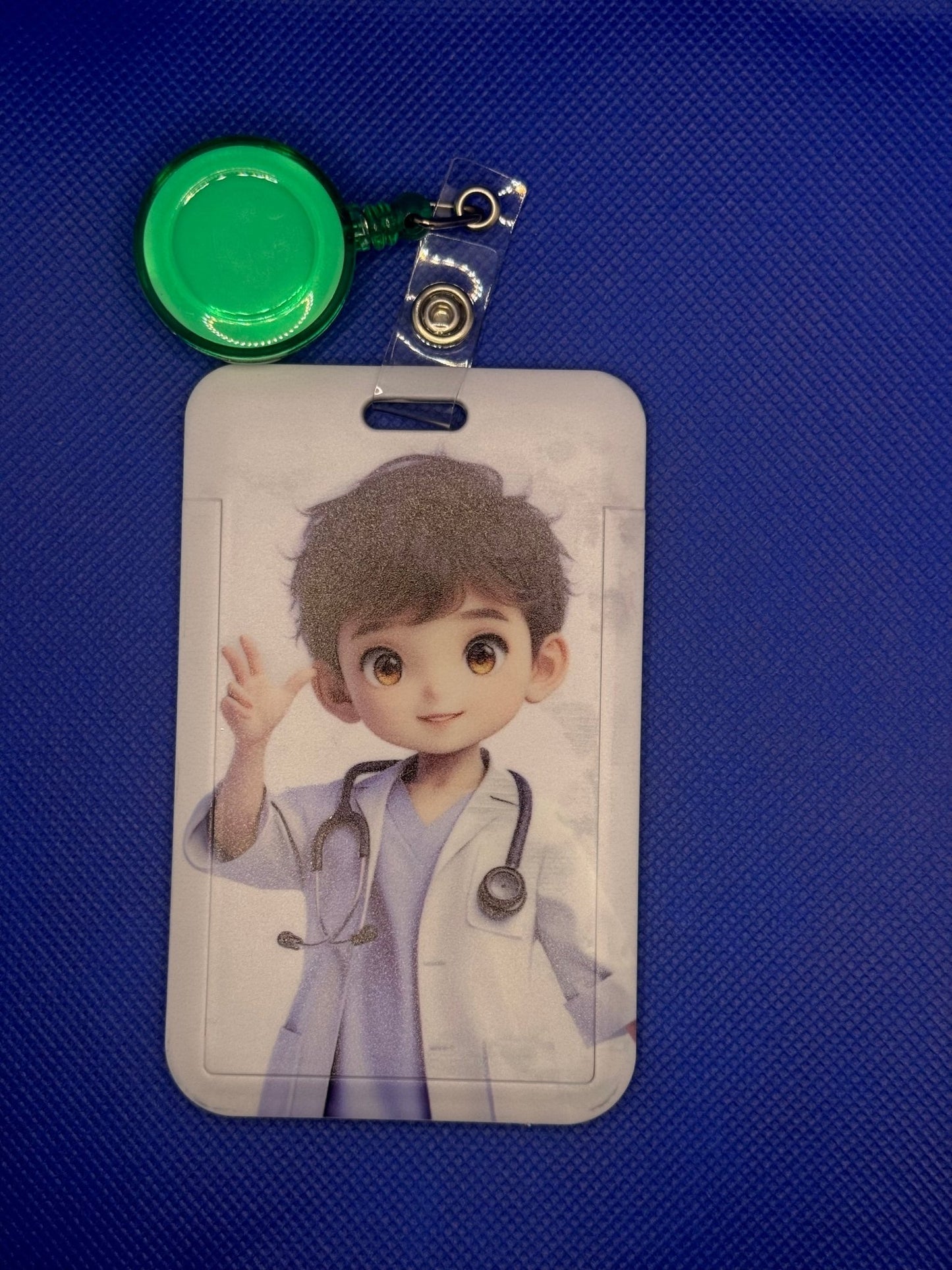 Retractable ID Badge Holder - Country Nurse