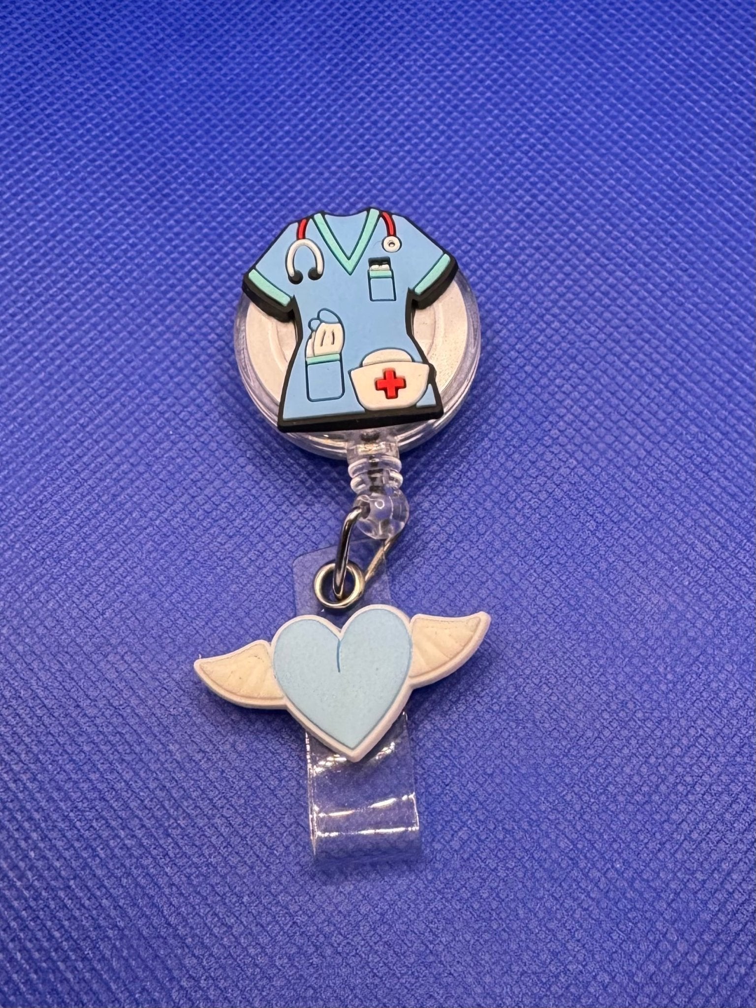 Retractable ID Badge Holder - Country Nurse