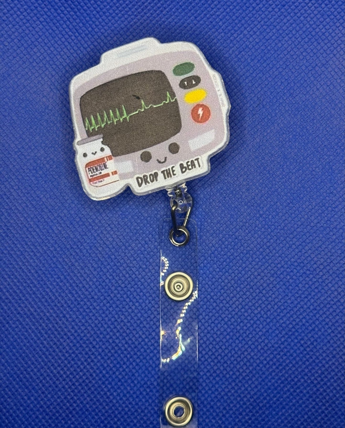 Retractable ID Badge Holder - Country Nurse