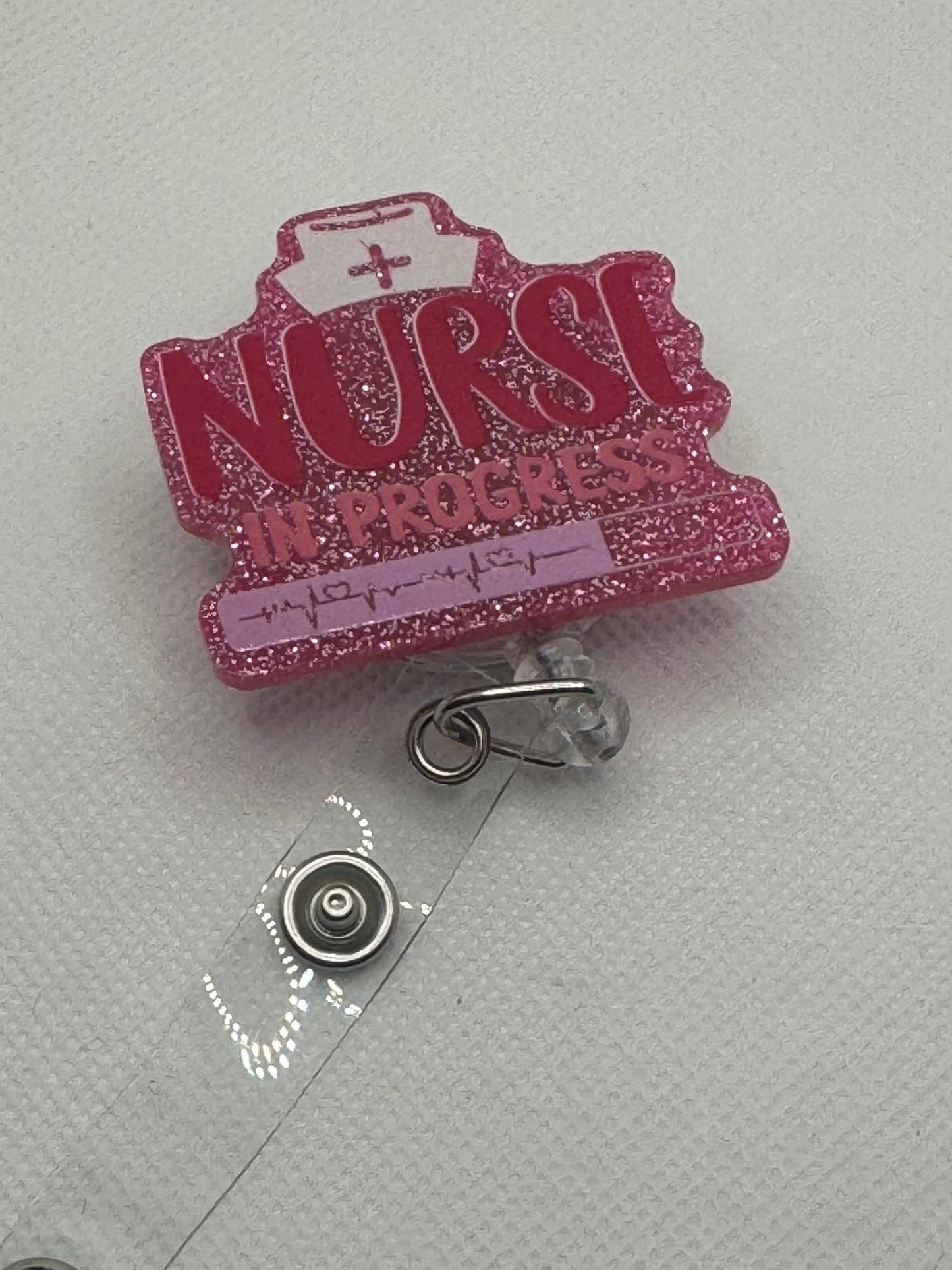 Retractable ID Badge Holder - Country Nurse