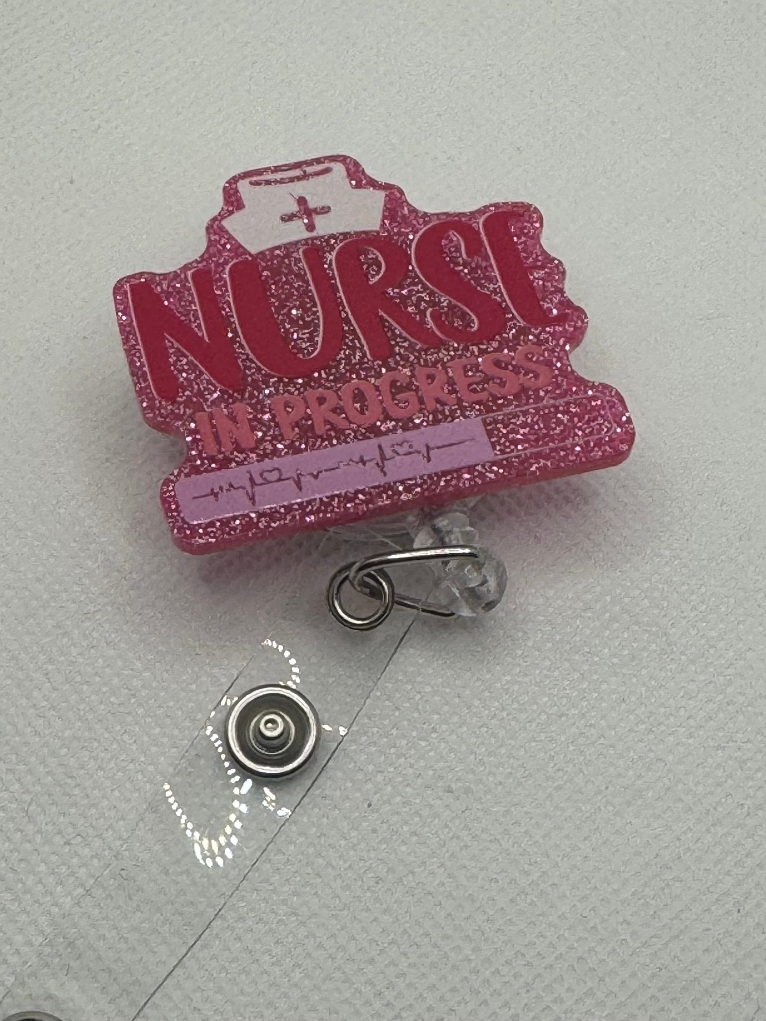 Retractable ID Badge Holder - Country Nurse