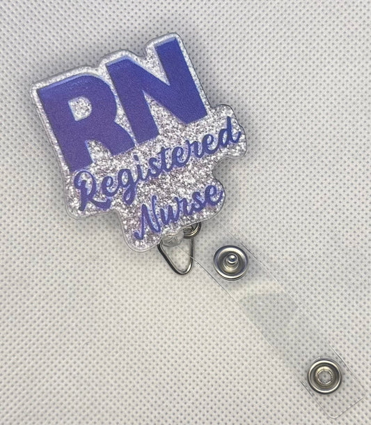 Retractable ID Badge Holder - Country Nurse