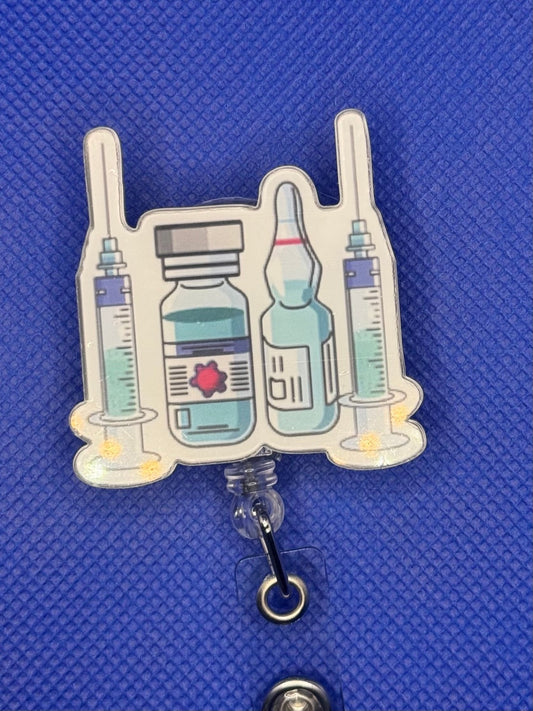 Retractable ID Badge Holder - Country Nurse