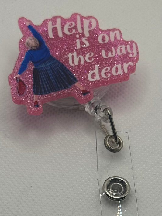 Retractable ID Badge Holder - Country Nurse