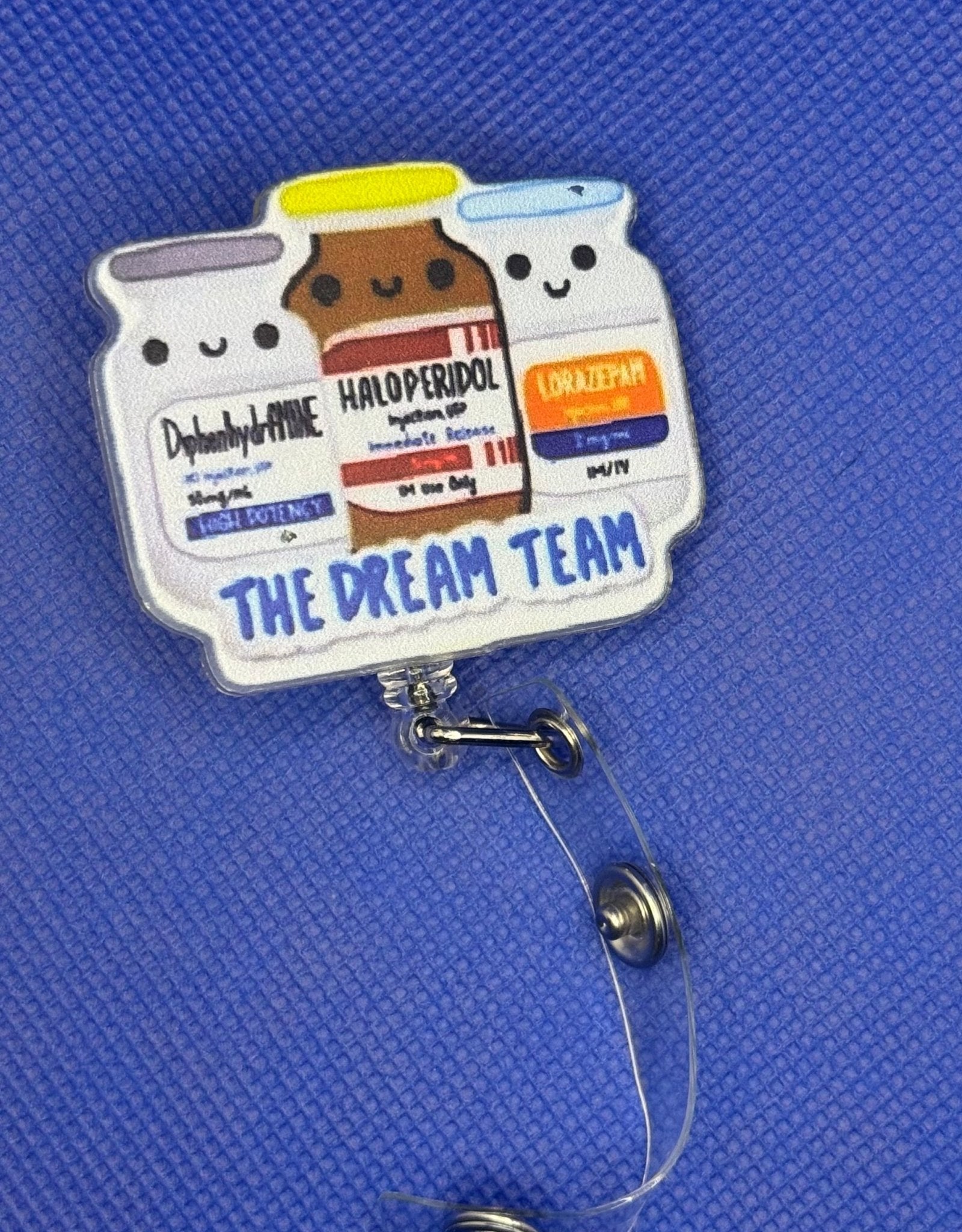Retractable ID Badge Holder - Country Nurse