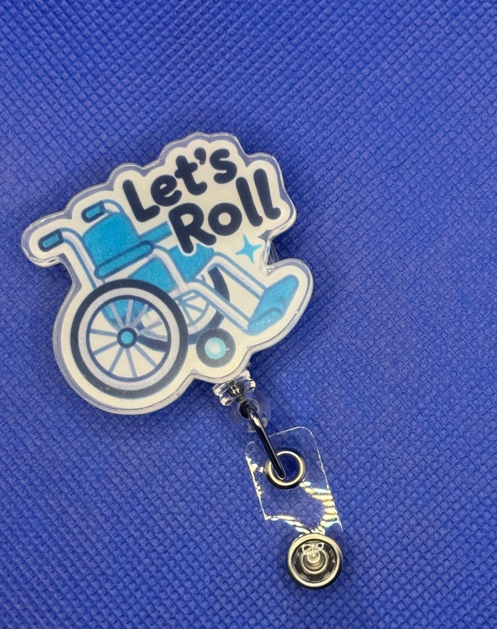Retractable ID Badge Holder - Country Nurse