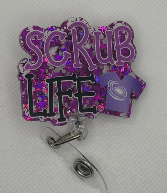 Retractable ID Badge Holder - Country Nurse