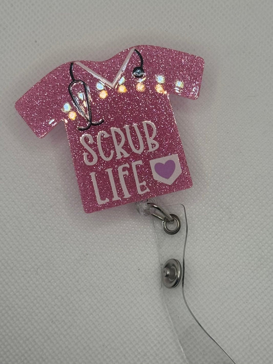 Retractable ID Badge Holder - Country Nurse