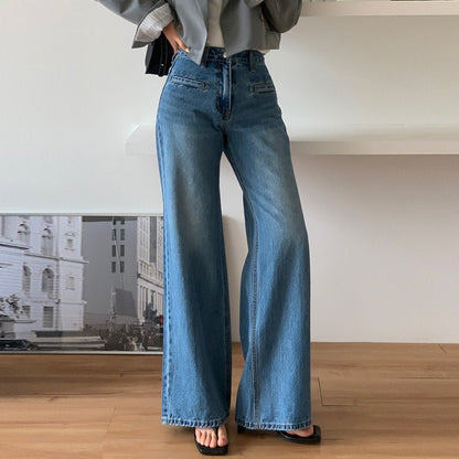 Retro High Waist Slimming Jeans Women - Country Nurse