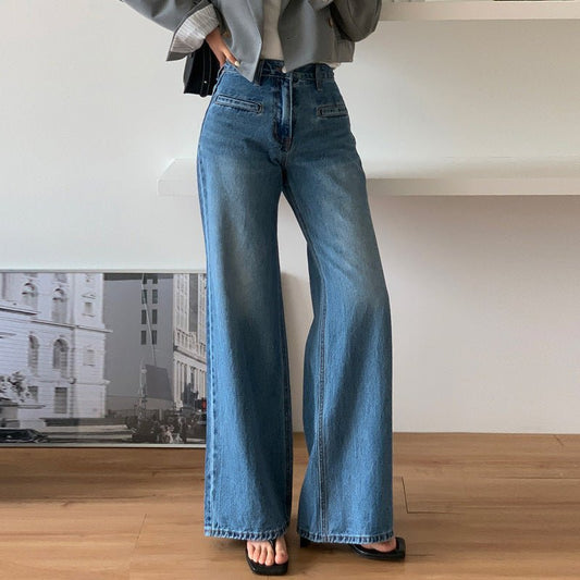 Retro High Waist Slimming Jeans Women - Country Nurse