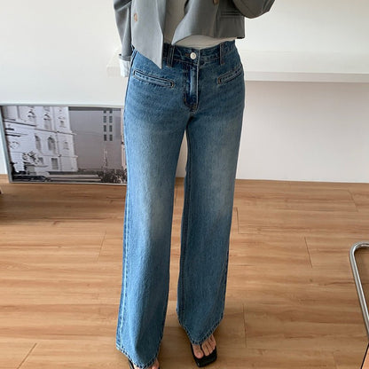 Retro High Waist Slimming Jeans Women - Country Nurse