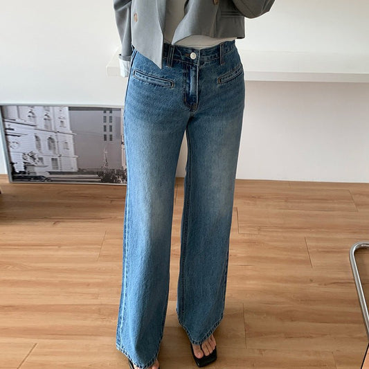Retro High Waist Slimming Jeans Women - Country Nurse