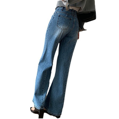 Retro High Waist Slimming Jeans Women - Country Nurse