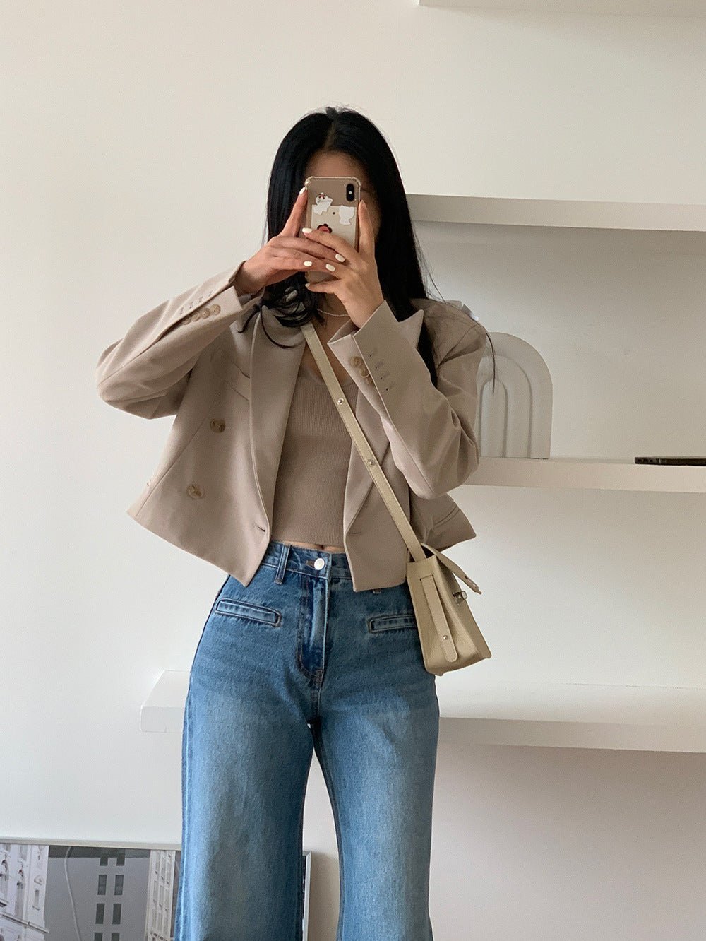 Retro High Waist Slimming Jeans Women - Country Nurse