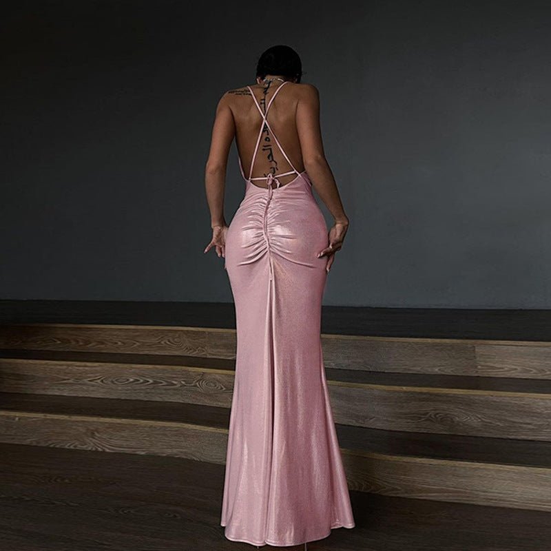 Slim Fit Camisole Gown Dress Women - Country Nurse