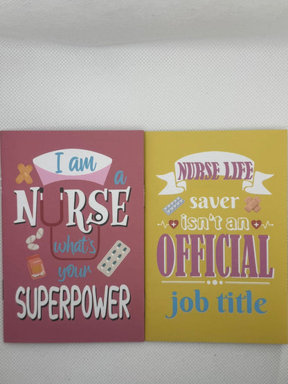 Small Mini Notebooks - Country Nurse