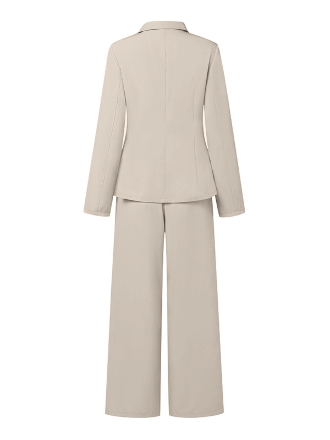 Solid Color Elegant Belted Suit For Women - Country Nurse
