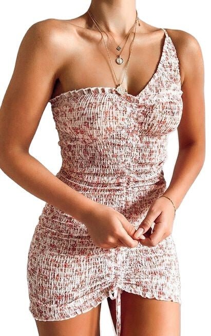Spring And Summer Oil Painting Series Gentle Print Dress Women - Country Nurse