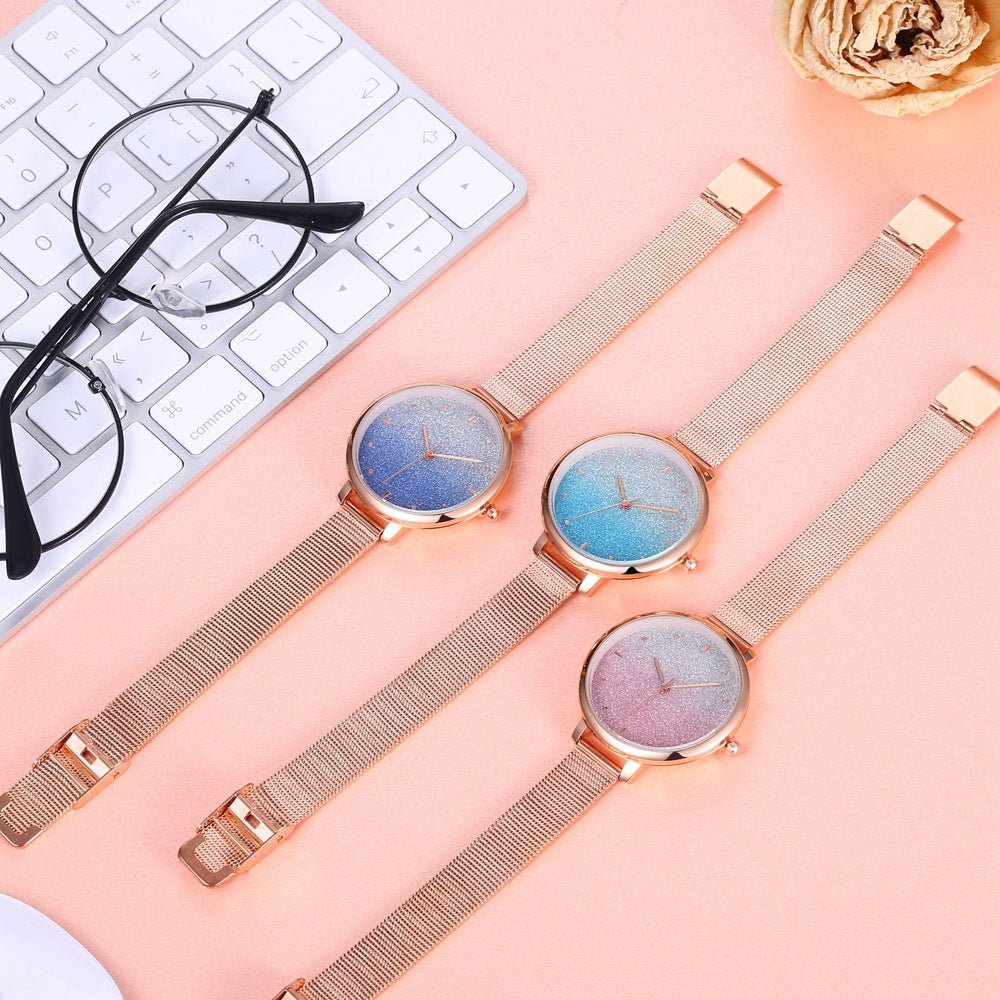 Starry Quartz Mesh Watch - Country Nurse
