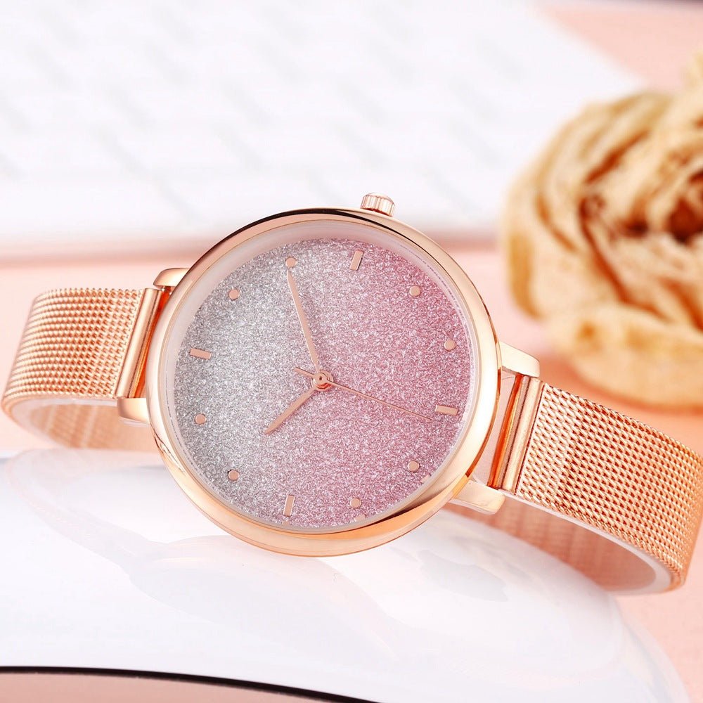 Starry Quartz Mesh Watch - Country Nurse