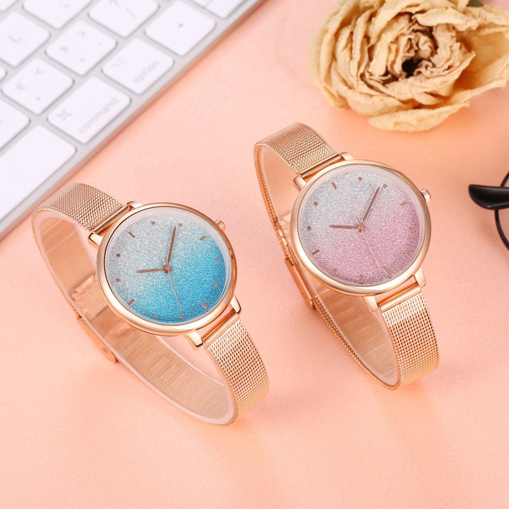 Starry Quartz Mesh Watch - Country Nurse