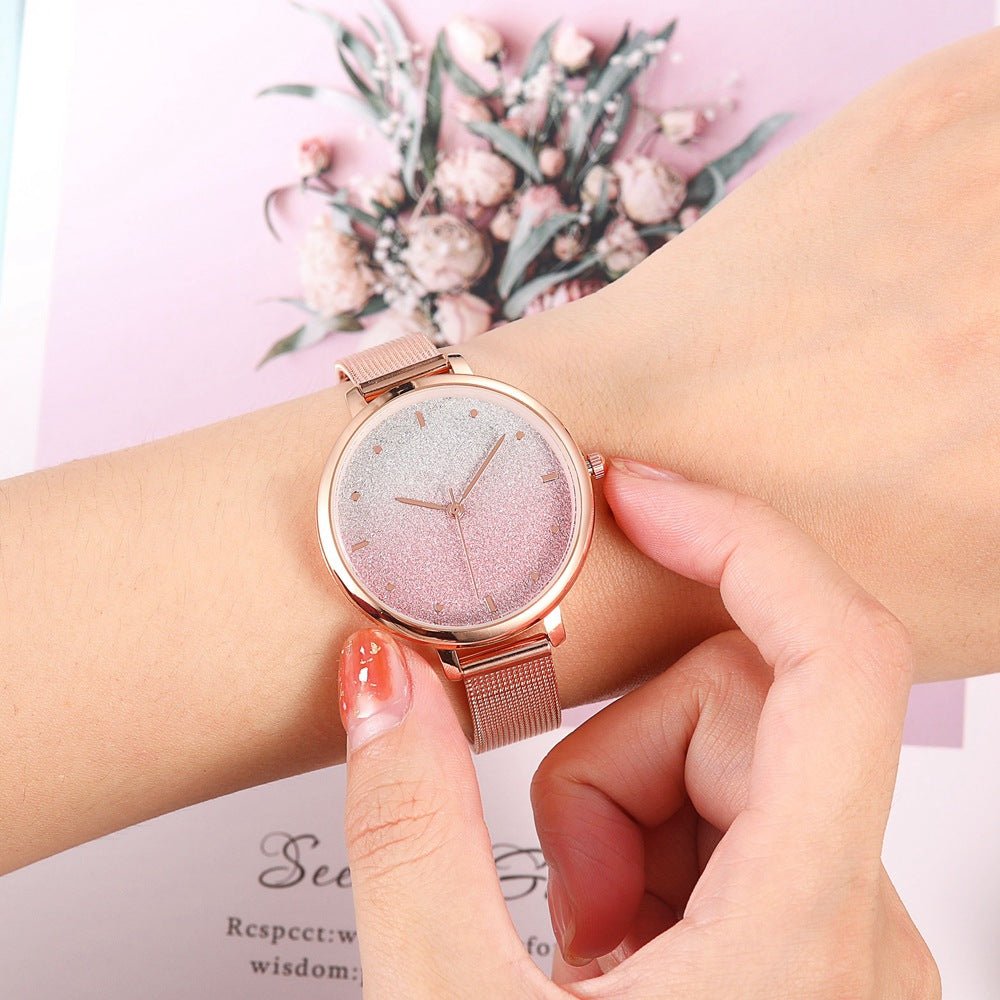 Starry Quartz Mesh Watch - Country Nurse