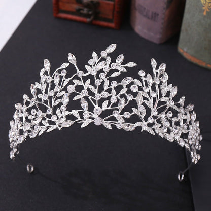 vintage rhinestone crown headband