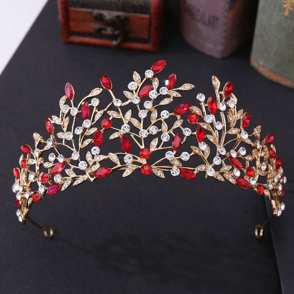 vintage rhinestone crown headband