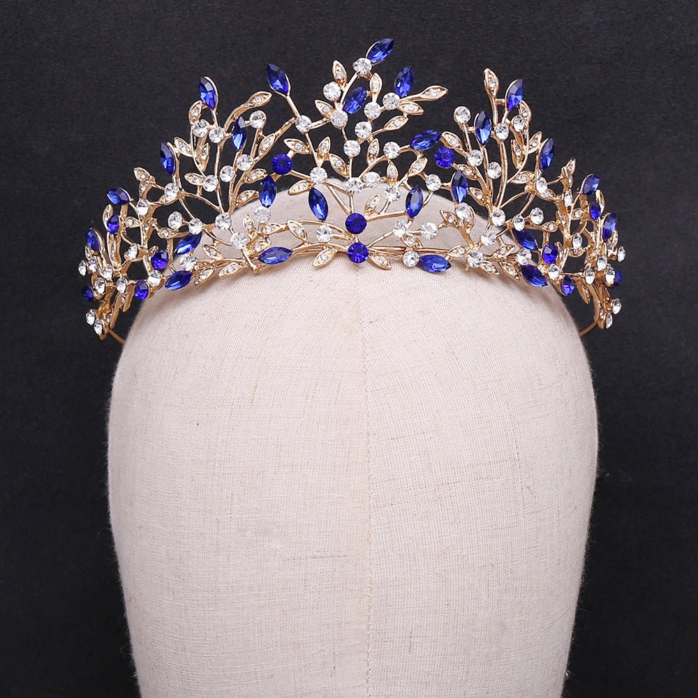 vintage rhinestone crown headband