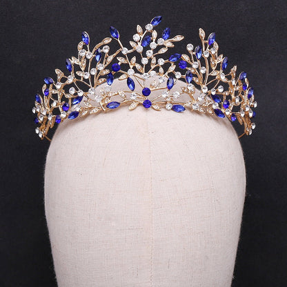 vintage rhinestone crown headband