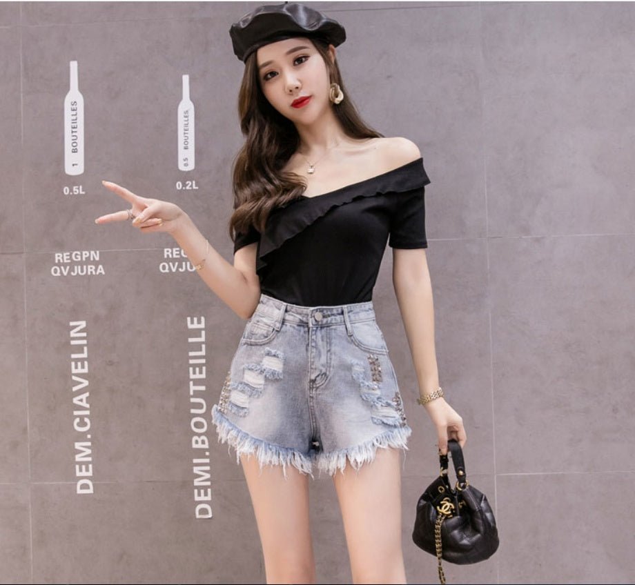 Women Jeans Shorts - Country Nurse