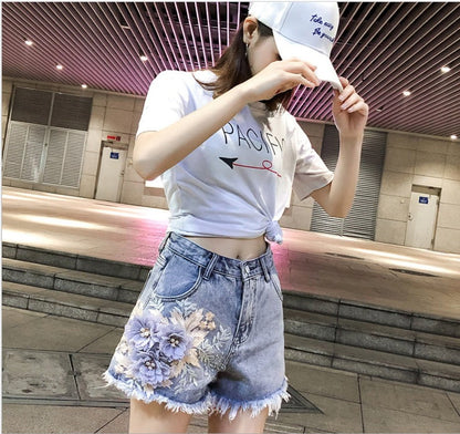 women’s denim shorts