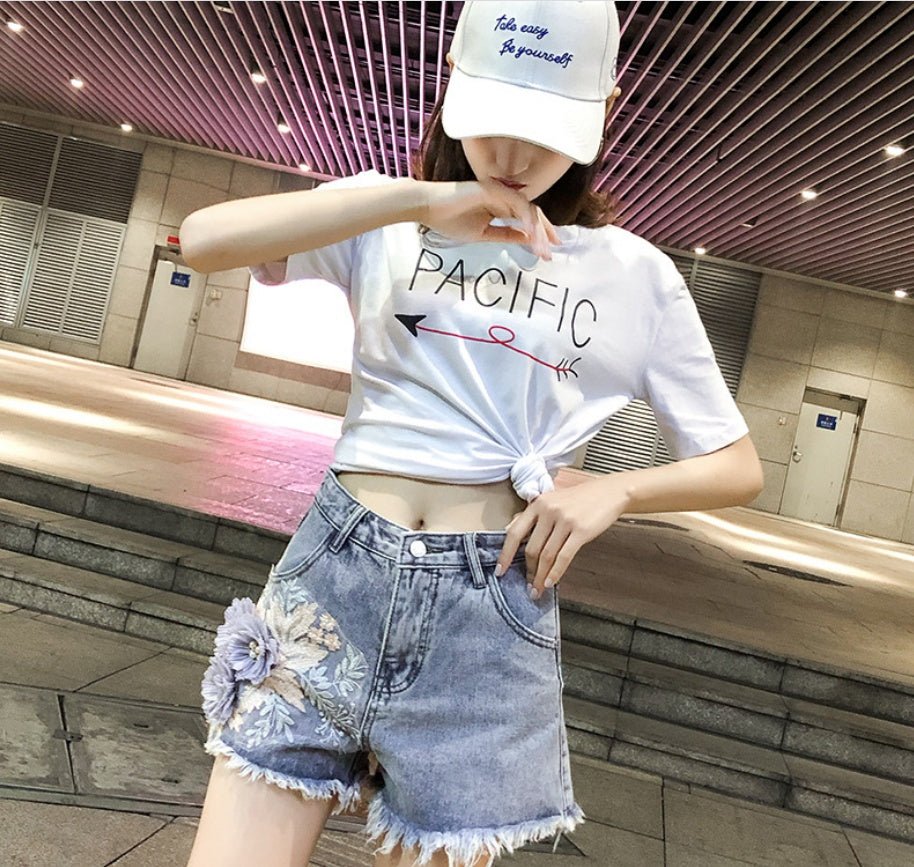 women’s denim shorts