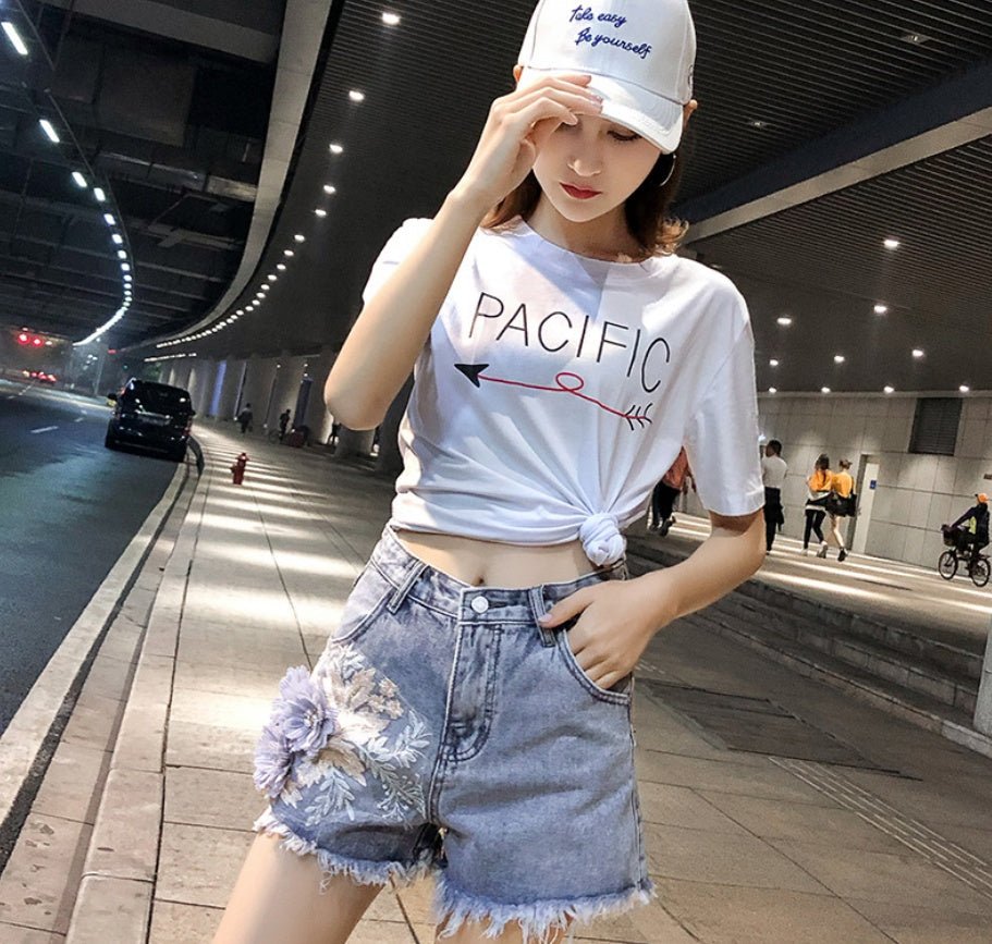 women’s denim shorts