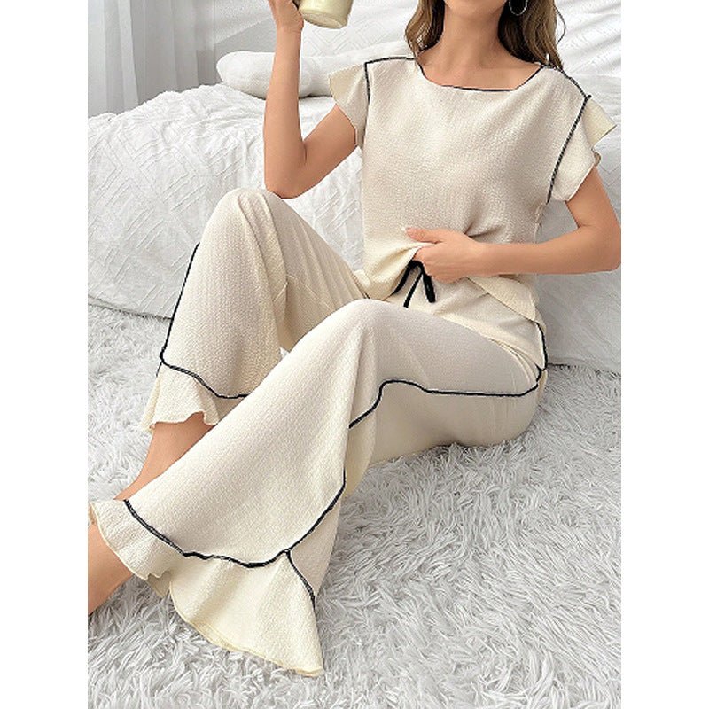 Women's Comfortable Crew - neck Pajama Set - Country Nurse