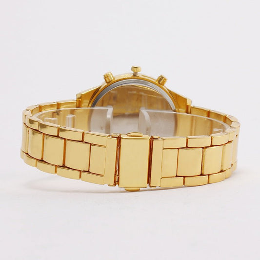Women's Fashion Diamond Digital Calendar Three Eyes Quartz Watch - Country Nurse
