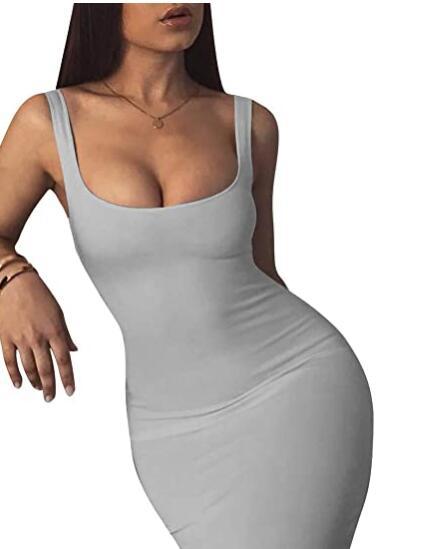 Womens Sexy Bodycon Tank Dress Sleeveless - Country Nurse