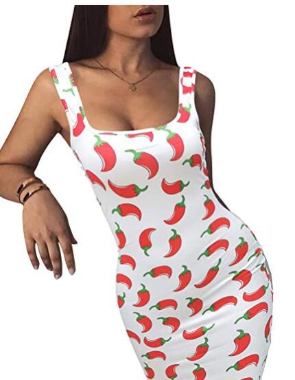 Womens Sexy Bodycon Tank Dress Sleeveless - Country Nurse
